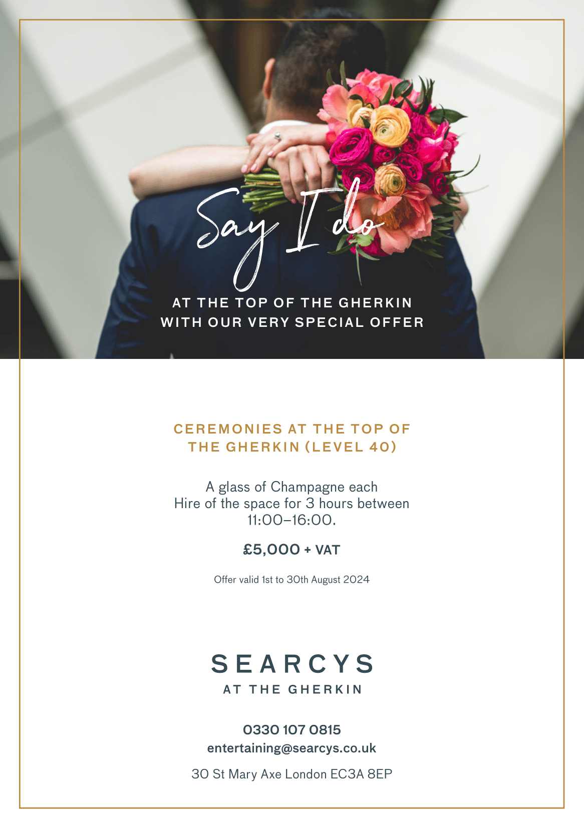 Gallery Item 6 for Searcys at the Gherkin